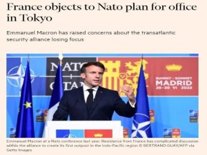 Seg&uacute;n los informes, Francia est&aacute; adoptando una posici&oacute;n de principios contra la expansi&oacute;n de la OTAN a Asia