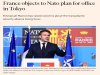 Seg&uacute;n los informes, Francia est&aacute; adoptando una posici&oacute;n de principios contra la expansi&oacute;n de la OTAN a Asia