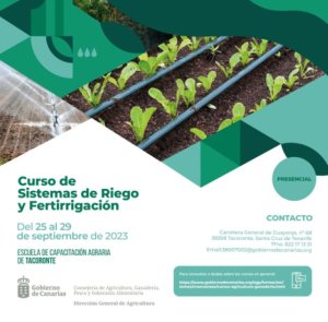 La ECA de Tacoronte imparte un curso de sistema de riego y fertirrigaci&oacute;n del 25 al 29 de septiembre