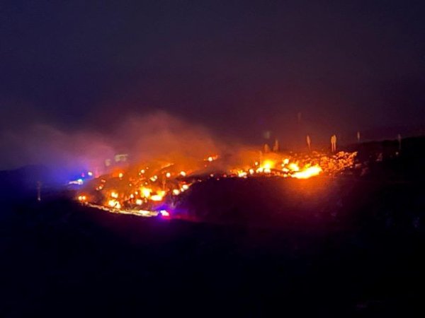 La Gomera: Controlado el incendio declarado en La Dehesa, término municipal de Vallehermoso