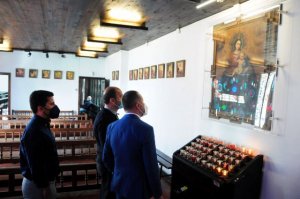 Teodoro Sosa visita las obras de rehabilitación de la Iglesia de El Tablero financiadas por el Cabildo