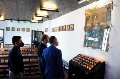 Teodoro Sosa visita las obras de rehabilitaci&oacute;n de la Iglesia de El Tablero financiadas por el Cabildo