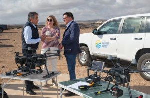 Manuel Miranda presenta la nueva unidad de drones para la vigilancia de la ordenación y protección ambiental