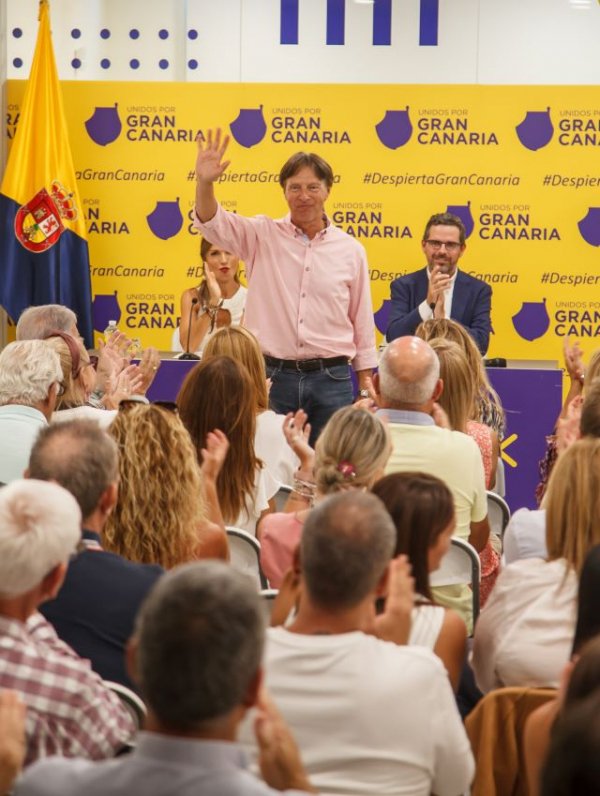 Unidos por Gran Canaria elige a José María Ponce como candidato a la Presidencia del Cabildo de Gran Canaria