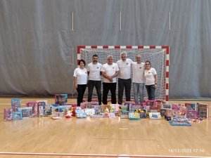 Gáldar: Finaliza la primera campaña de recogida de juguetes del Gáldar BF