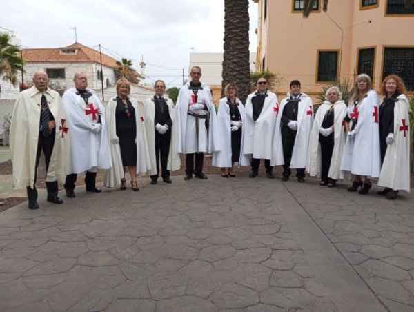 Ceremonia de investidura de Los Templarios del nuevo siglo en Gran Canaria