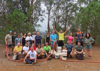 Villa de Firgas: Exitosa acción de EcoVoluntariado en Las Huertecillas