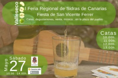 Nace la I Feria Regional de Sidras de Canarias en Valleseco