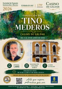 El Casino de G&aacute;ldar inaugura una gran exposici&oacute;n del artista canario Tino Mederos