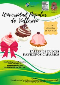 Valleseco ofrece un taller de dulces navide&ntilde;os