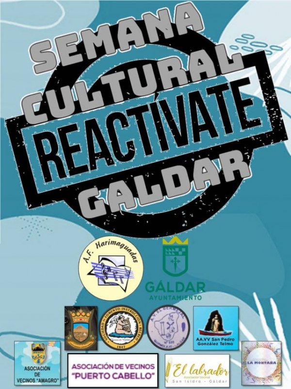 La semana cultural Re-actívate Gáldar 2021 arranca el lunes 29 en el barrio de la Montaña