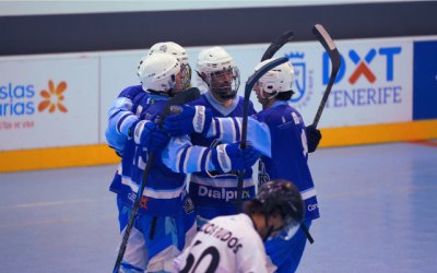 Hockey Línea: El Arona Tenerife Guanches consigue su primera victoria de la temporada en Barcelona