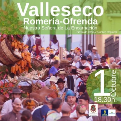 Vuelve las tradiciones, el colorido y el folklore a la tradicional Romer&iacute;a Ofrenda de Valleseco