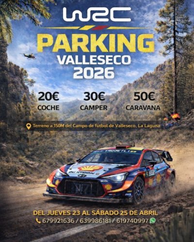 Las familias del benjam&iacute;n del CD Valleseco impulsan un aparcamiento solidario con motivo del Rally Islas Canarias 2026