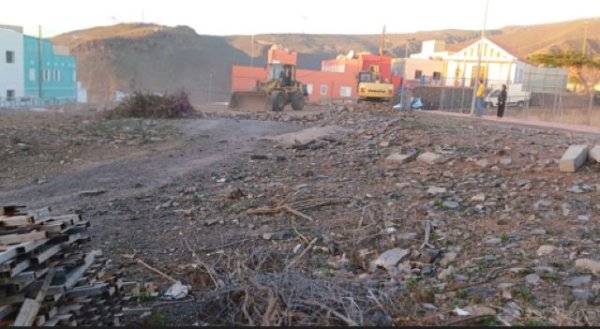 La Gomera: El Ayuntamiento de San Sebastián construye aparcamientos en La Lomada (Vídeo)