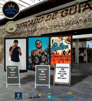 Javi Santana y Kilian Viera pondr&aacute;n la nota musical del fin de semana en el Mercado de Gu&iacute;a