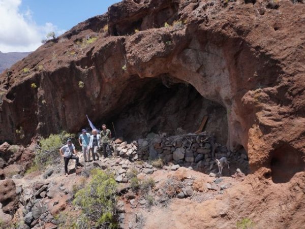 Los primeros habitantes de La Gomera convivían con su ganado en cuevas