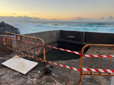 Pozo negro al descubierto en Caleta Arriba G&aacute;ldar-Guia