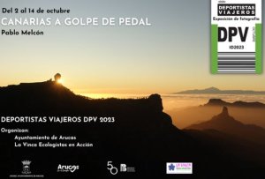 Arucas: El lunes 2 de octubre se abre la Exposición “Canarias a golpe de pedal”, de Pablo Melcón, en el Centro Municipal de Cultura