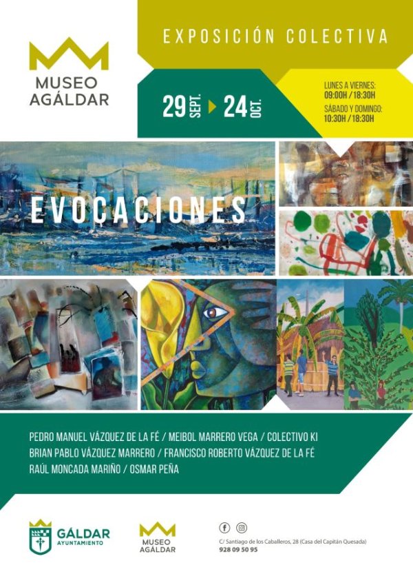 Gáldar: El Museo Agáldar acoge desde este viernes y hasta el 24 de octubre la exposición &#039;Evocaciones&#039;