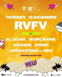 Trend Festival XXL en Tenerife, RVFV y la explosi&oacute;n del talento local tomar&aacute;n el Parking Palmetum