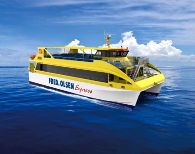 Fred. Olsen Express consolida su modelo para rutas cortas con la construcci&oacute;n de un nuevo barco de pasajeros