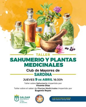G&aacute;ldar: El Club de Mayores de Sardina acoger&aacute; un taller sobre sahumerio y plantas medicinales