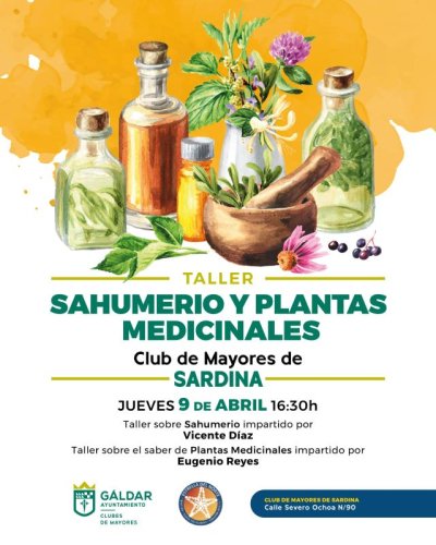 Gáldar: El Club de Mayores de Sardina acogerá un taller sobre sahumerio y plantas medicinales