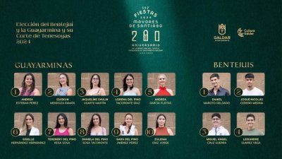 G&aacute;ldar: Diez candidatas aspiran el s&aacute;bado a Guayarmina de las Fiestas y cuatro a Benteju&iacute; en una Gala con la cantante Soraya Arnelas y posterior Noche Joven