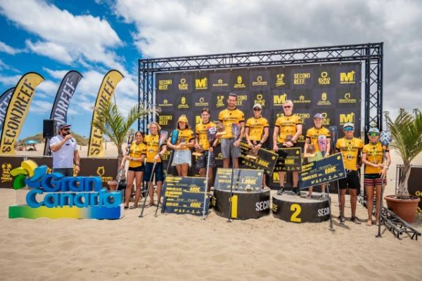 Arthur Arutkin y Alba Frey, ganadores de la Gran Canaria PRO 2023 de paddle surf race