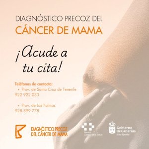 Sanidad recuerda la importancia del programa de cribado poblacional del cáncer de mama para la detección precoz