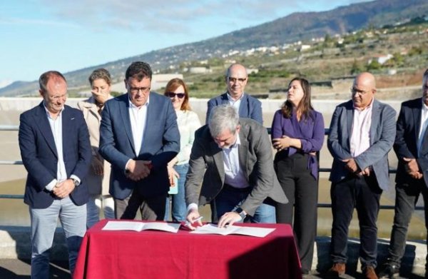 El Gobierno de Canarias finaliza la obra y entrega la gestión de la Balsa de Vicario al Cabildo de La Palma