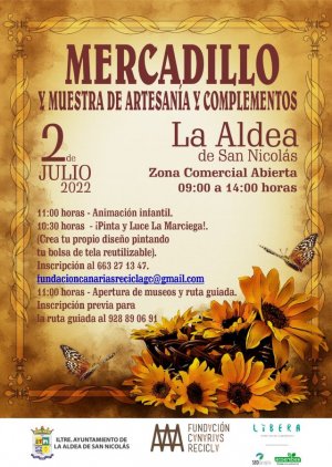 La Aldea celebra una nueva edici&oacute;n del Mercadillo y la Muestra de Artesan&iacute;a y Complementos el s&aacute;bado 2 de julio