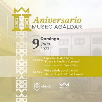 El Museo Ag&aacute;ldar ofrece una visita guiada y un espect&aacute;culo de t&iacute;teres este domingo por su segundo aniversario