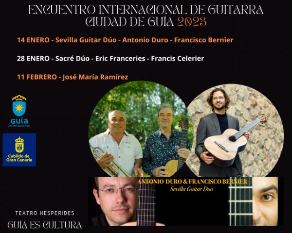 El XXVIII Encuentro Internacional de Guitarra Clásica Ciudad de Guía acoge a los mejores concertistas en 2023 (Vídeo)