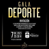 Agaete: Este jueves 7 de diciembre se celebra en la Plaza de la Constitución, la IV Gala del Deporte