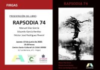 El libro “ RAPSODIA 74 ” se presenta en La Casa Verde de Firgas el jueves 19 de junio