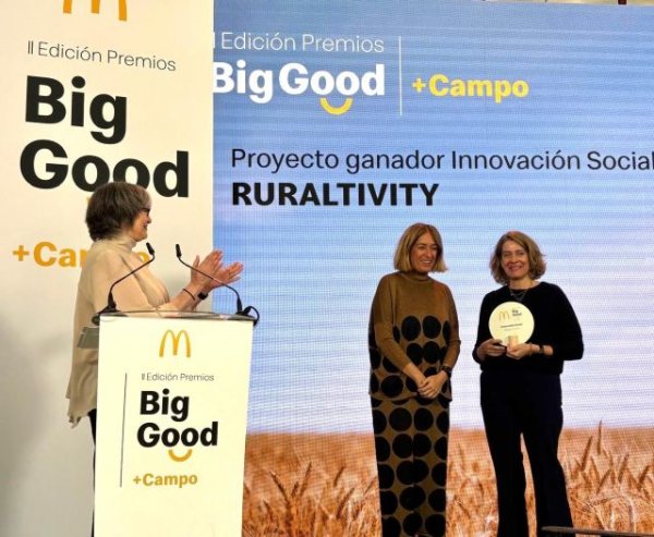 FADEMUR gana el Premio Big Good a la Innovación Social por su proyecto Ruraltivity