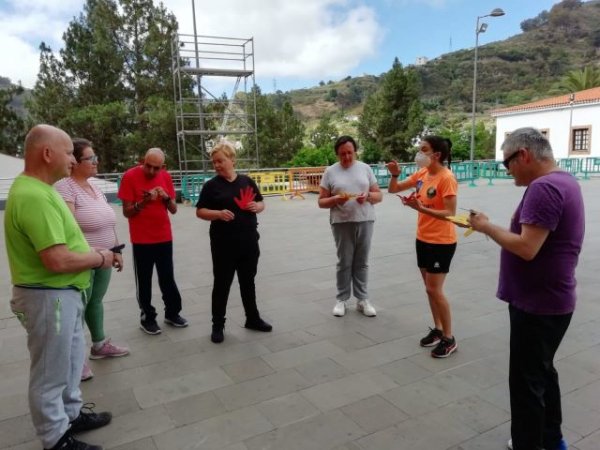 Los usuarios/as del Centro Ocupacional de Teror se mantienen en forma con ‘Somos Deporte’