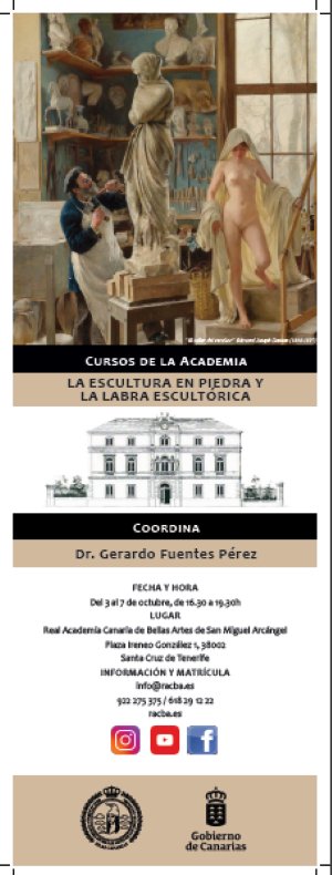 La Real Academia de Bellas Artes realiza el curso Escultura en piedra y labra escultórica