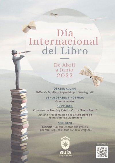 Gu&iacute;a celebra el D&iacute;a del Libro con Taller de escritura, presentaci&oacute;n de libros, certamen literario, teatro ....