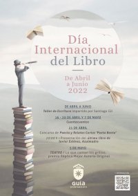 Gu&iacute;a celebra el D&iacute;a del Libro con Taller de escritura, presentaci&oacute;n de libros, certamen literario, teatro ....