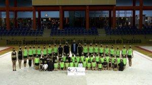 La Consejería de Deportes cede un tapiz de gimnasia rítmica al Club Daysan El Tablero