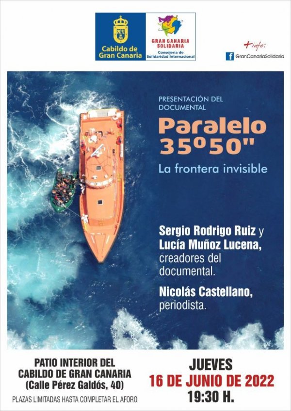 El Cabildo presenta el documental ‘Paralelo 35°50’ con motivo de la conmemoración del Día Internacional de las Personas Refugiadas