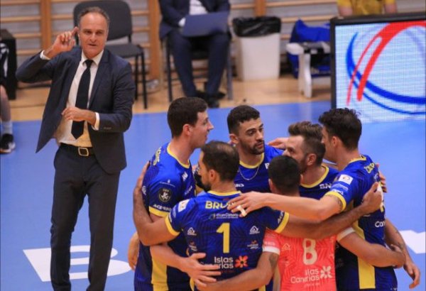 Voleibol: El CV Guaguas sigue intratable en la Champions y vence al Hypo Tirol (3-0)