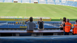 18 empresas realizan una visita al Estadio de Gran Canaria