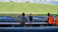 18 empresas realizan una visita al Estadio de Gran Canaria