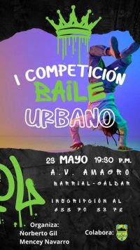 G&aacute;ldar: Barrial acoge este viernes 23 de mayo la &ldquo;I Competici&oacute;n de Baile Urbano&rdquo;