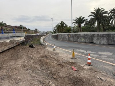 La Consejería informa de nuevas afecciones al tráfico en Arucas por el avance de las obras de acondicionamiento de la GC-20