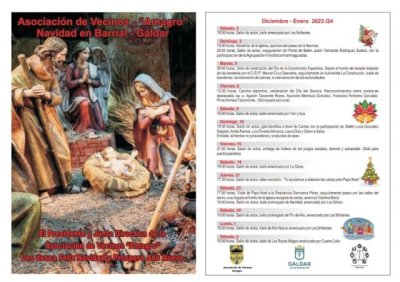 G&aacute;ldar: Programa de Navidad de Barrial